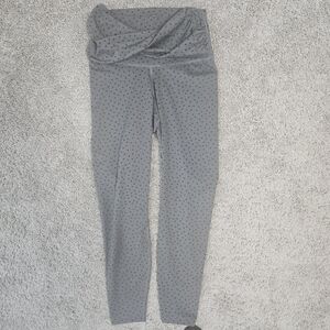 Nike Gray Polka Dot Leggings